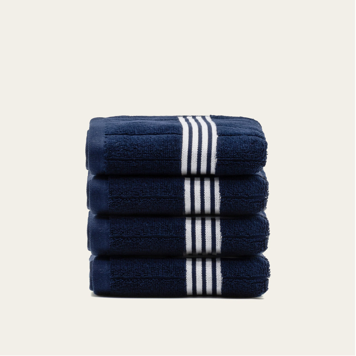 Nautilus 600 GSM Australian Cotton Towel Navy Blue Striped