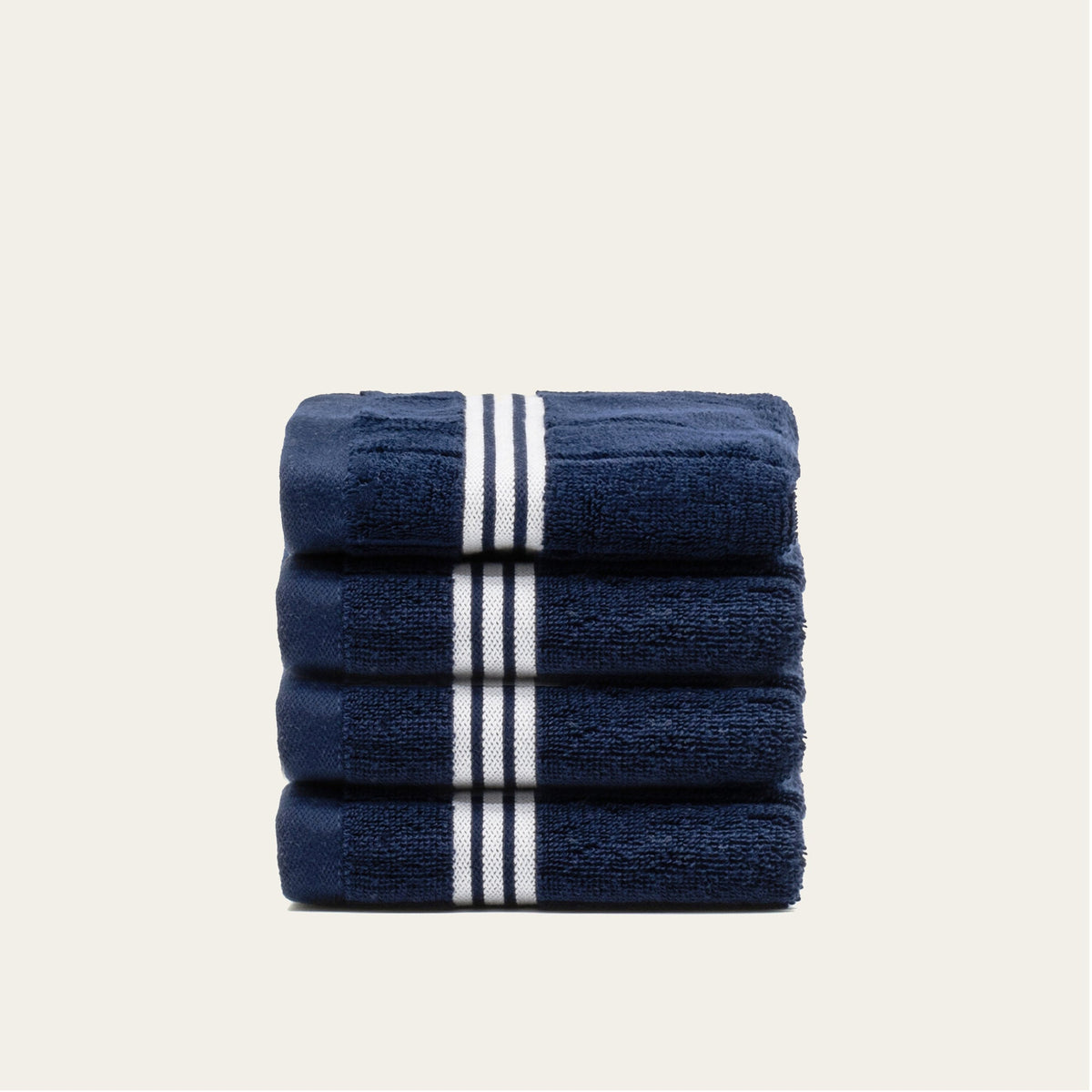 Nautilus 600 GSM Australian Cotton Towel Navy Blue Striped