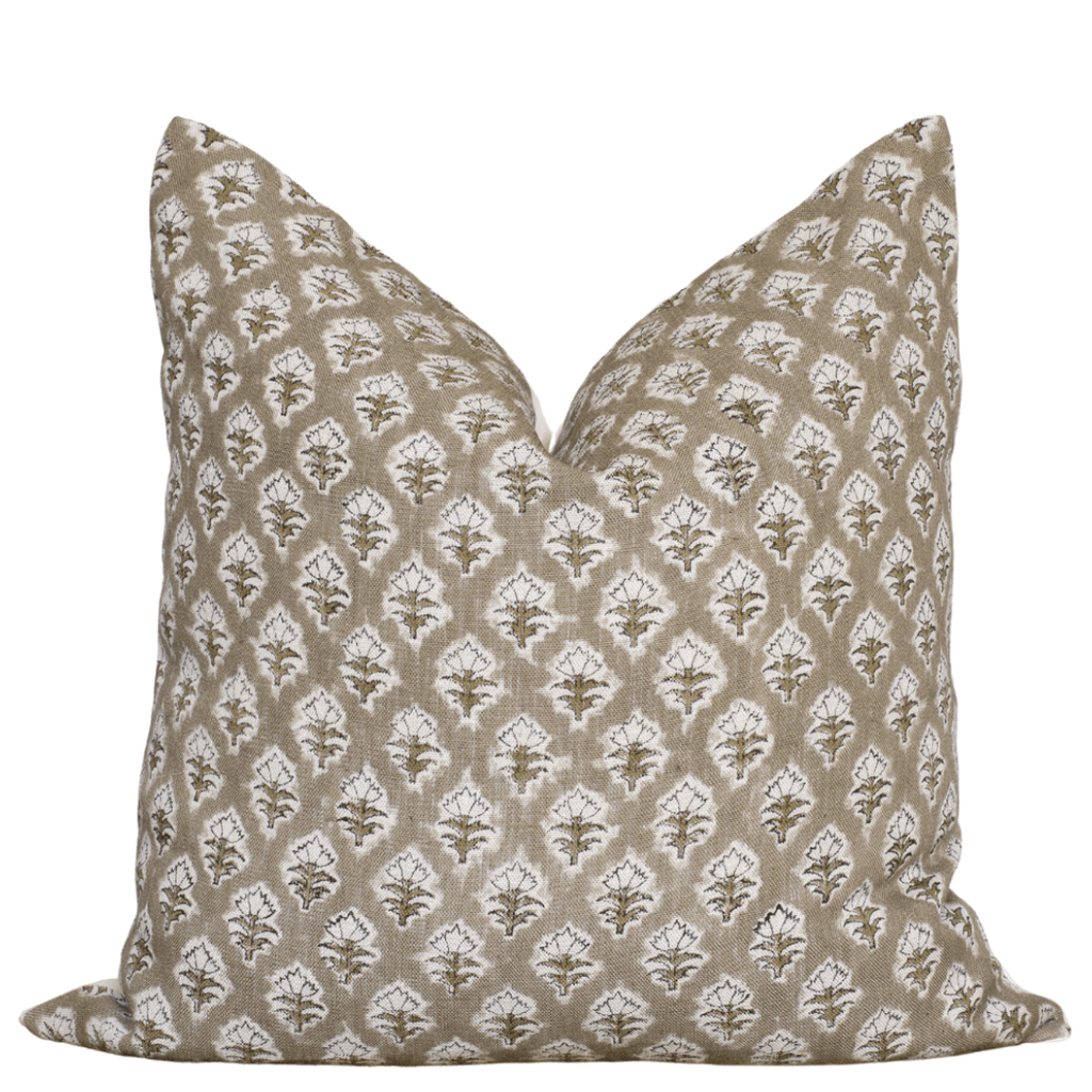 Rhea Artisan Linen Pillow Cover Exclusive Collection
