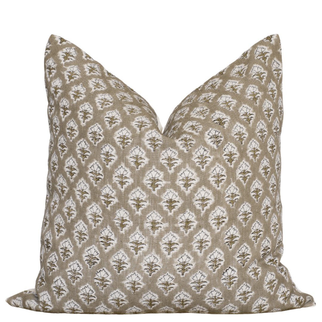 Rhea Artisan Linen Pillow Cover Exclusive Collection