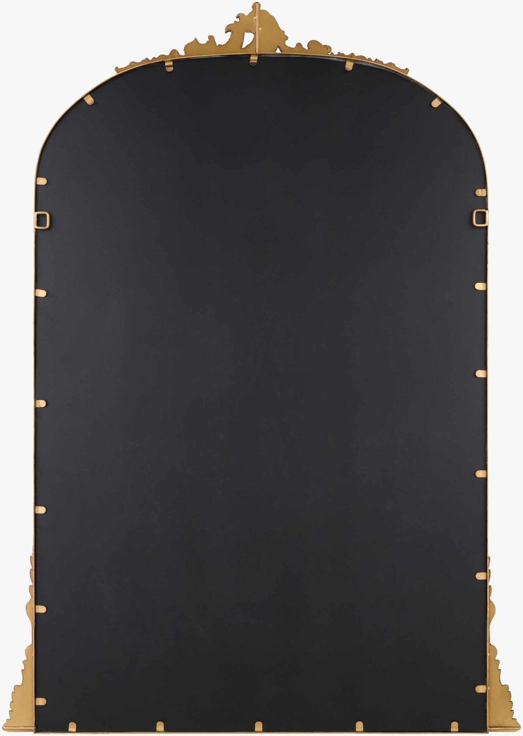Cordovado Gold Iron Accent Mirror With Warm Traditional Frame
