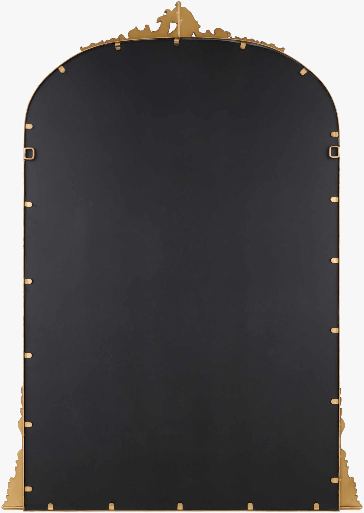Cordovado Gold Iron Accent Mirror With Warm Traditional Frame