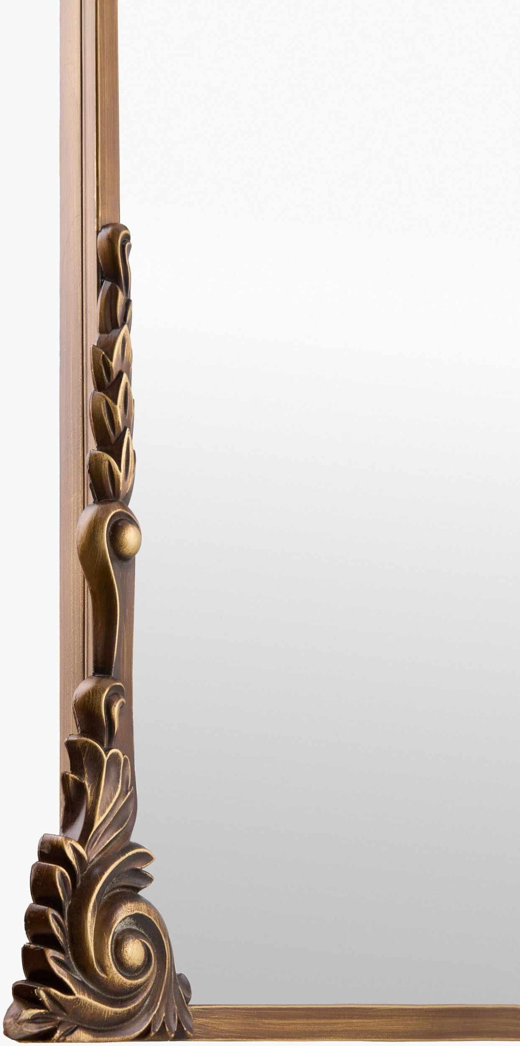 Cordovado Gold Iron Accent Mirror With Warm Traditional Frame