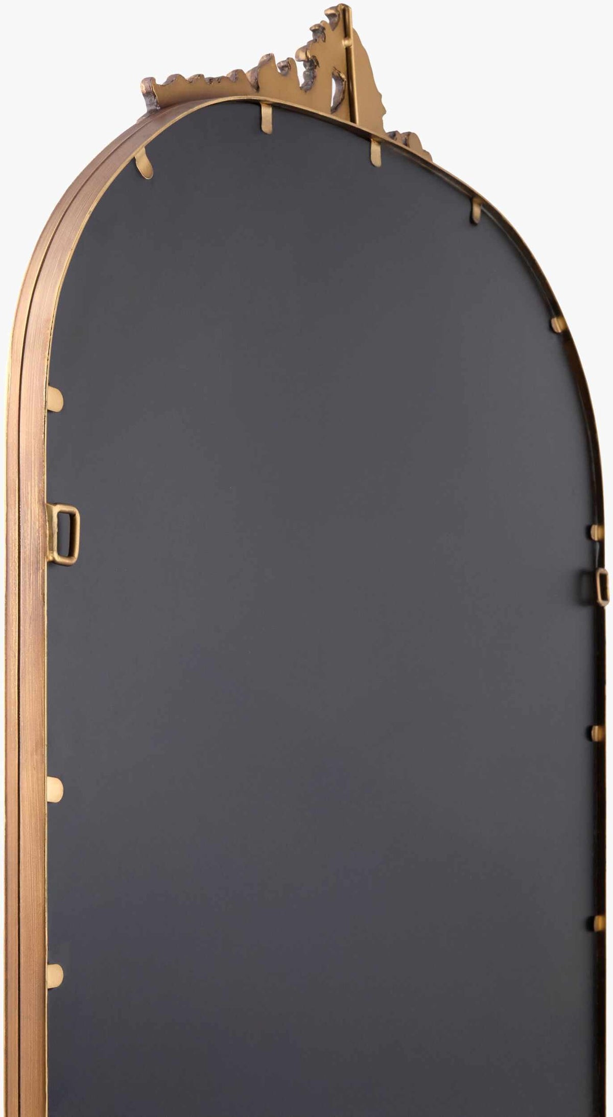 Cordovado Gold Iron Accent Mirror With Warm Traditional Frame