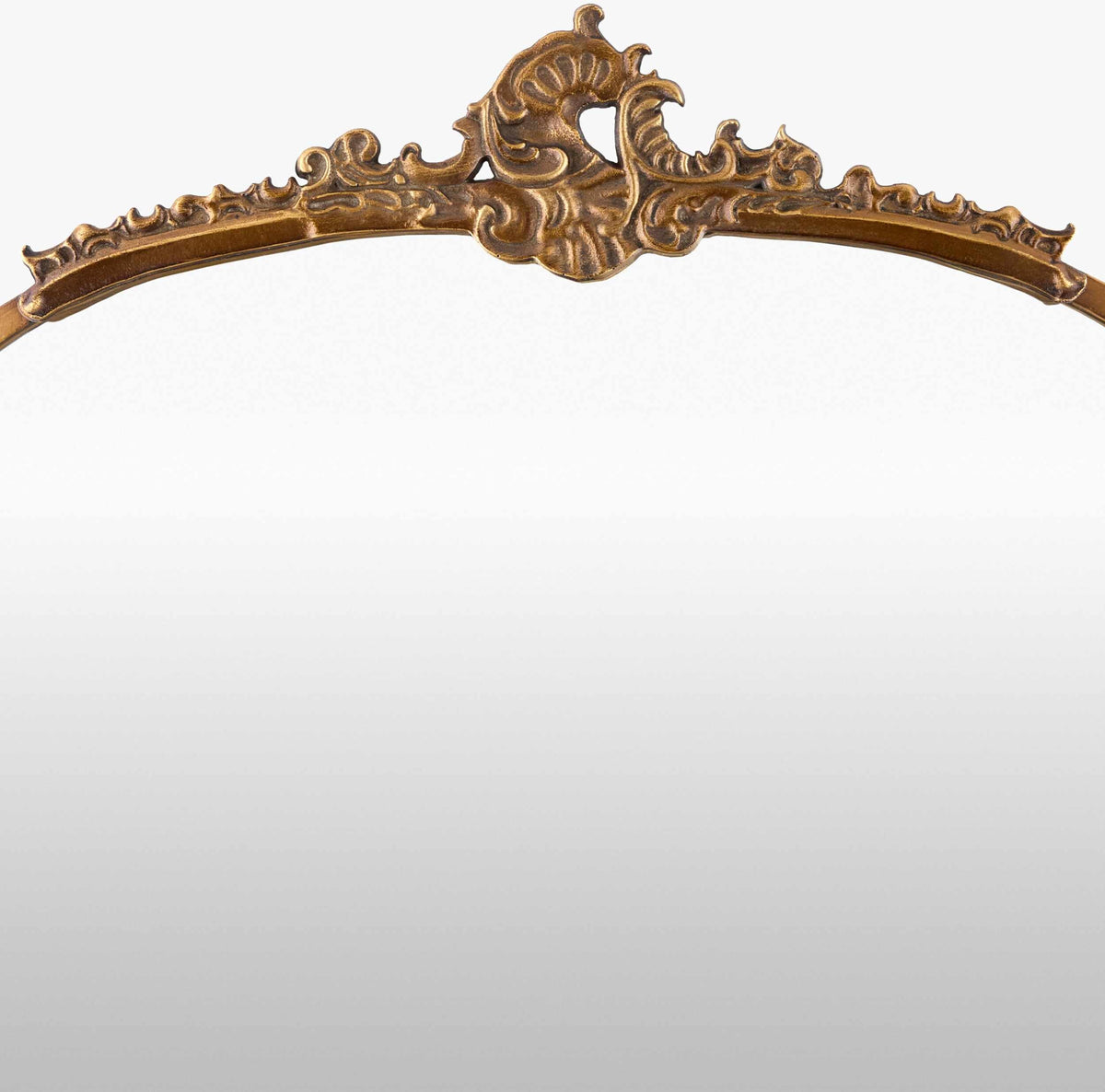 Cordovado Gold Iron Accent Mirror With Warm Traditional Frame