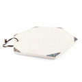 Ovada Hexagonal Marble Charcuterie Board With Mother Of Pearl Tips