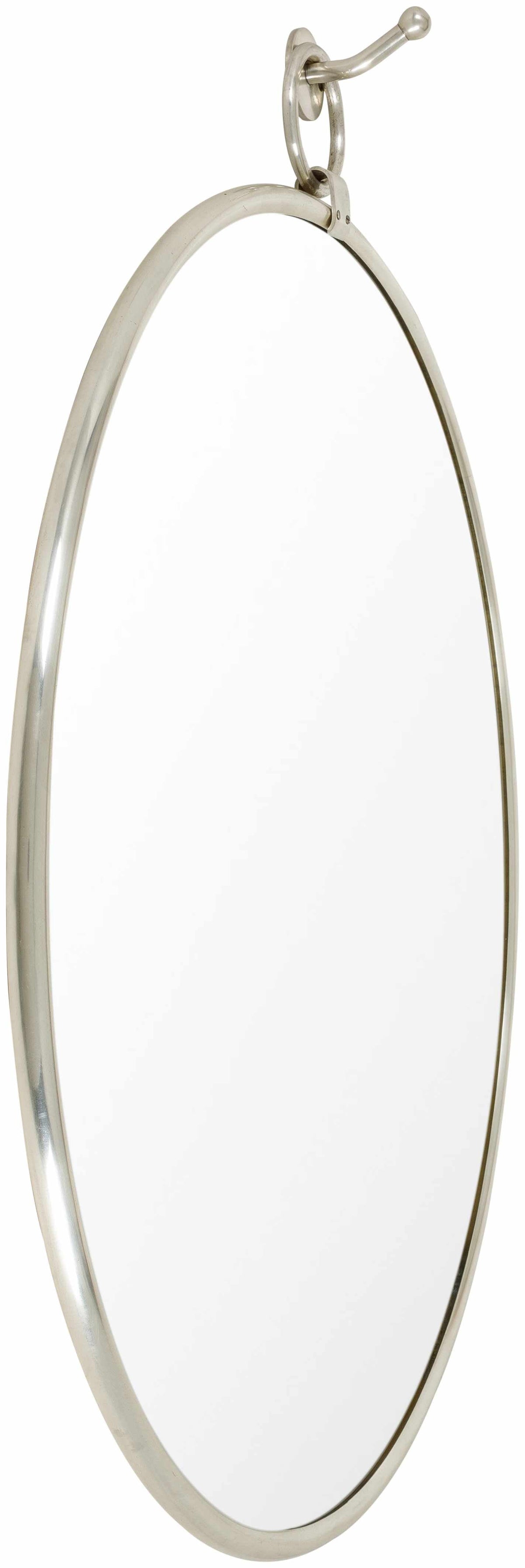 Plougasnou Silver Gray Brass Contemporary Wall Mirror