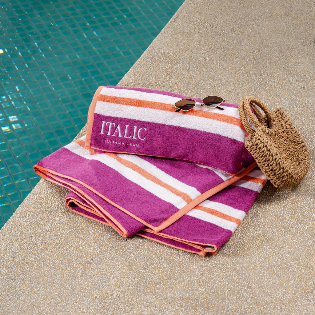 Bondi Cabana Premium 600Gsm Australian Cotton Beach Towel