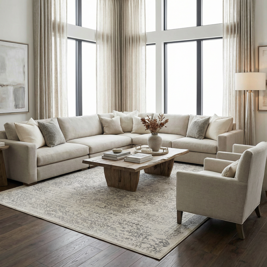 Meridian Home Michie Machine Woven Polypropylene Area Rug