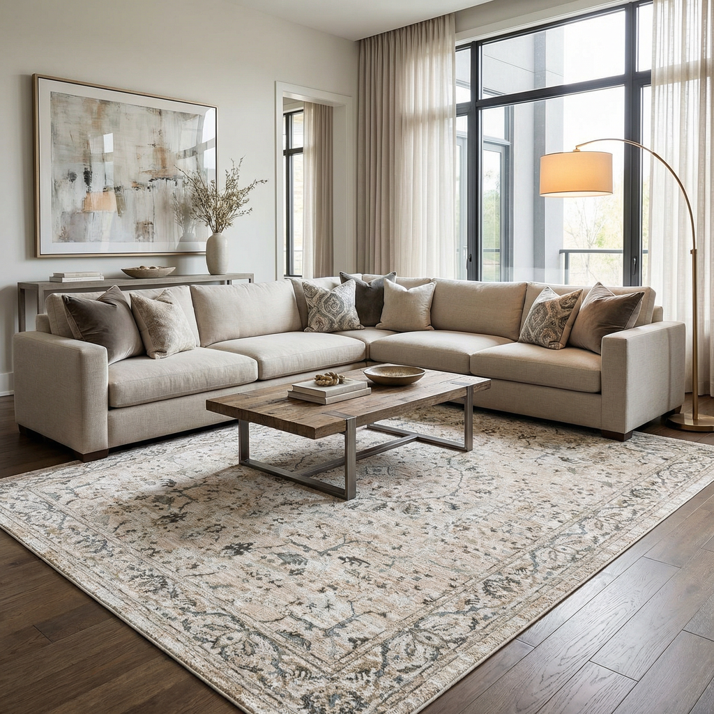Aura Laughlin Thick Luxe Boutique Machine Woven Rug