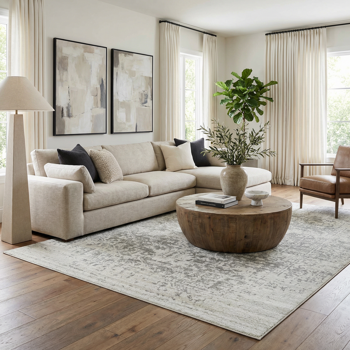 Lumina Rachel Area Rug Traditional Charcoal Gray Machine Woven