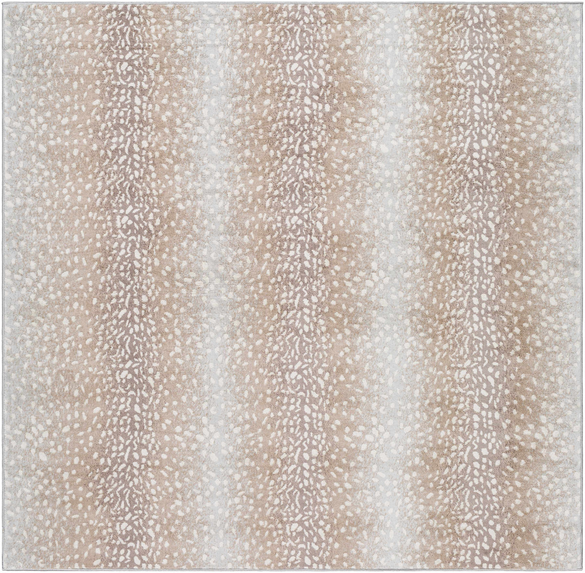 Pointblank Sophisticated Tan Leopard Area Rug With Texture
