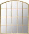 pisignano Gold Caged Iron Accent Mirror. Heritage Style.