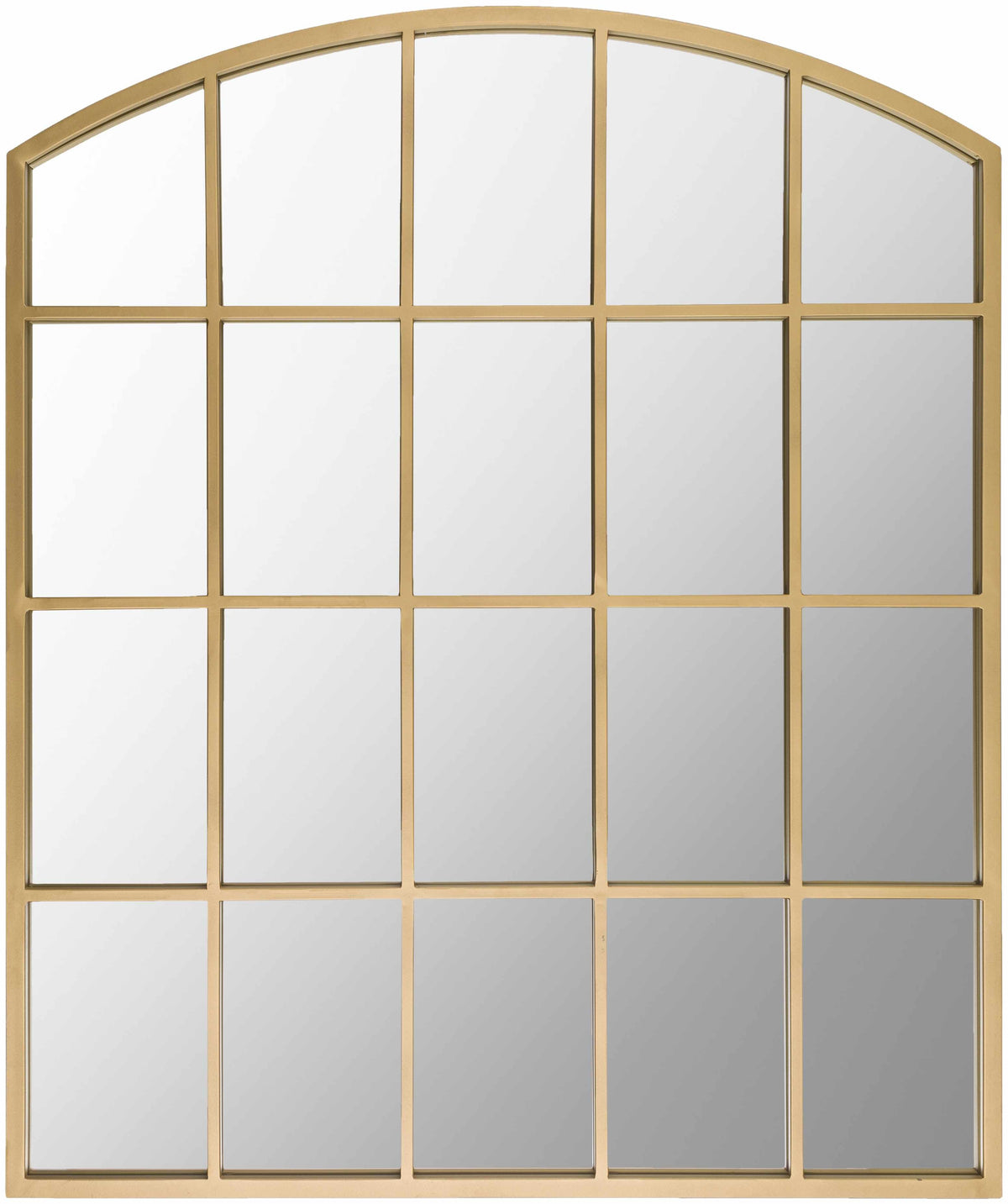 pisignano Gold Caged Iron Accent Mirror. Heritage Style.