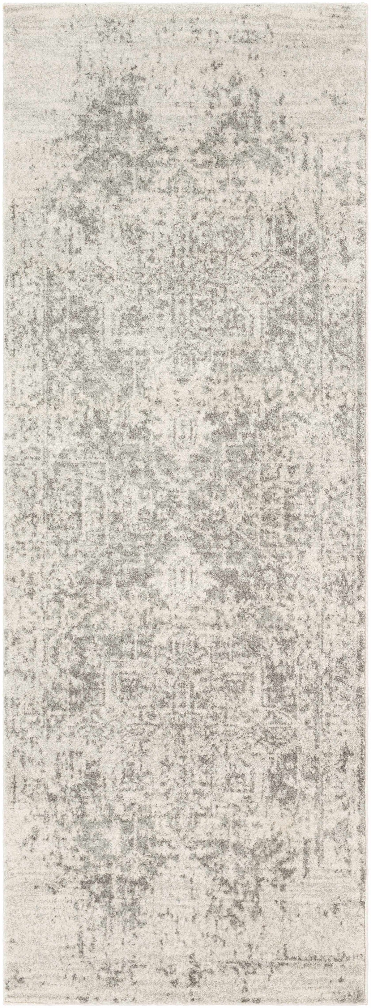 Lumina Rachel Area Rug Traditional Charcoal Gray Machine Woven