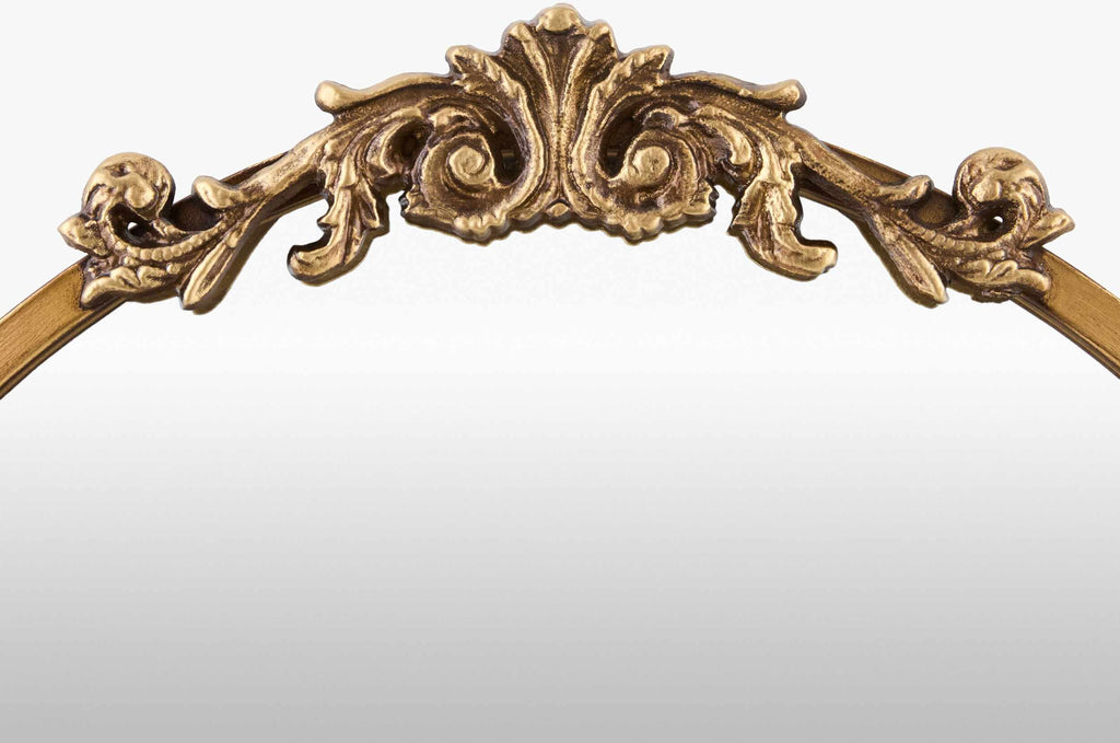 Nayudupet Gold Iron Accent Mirror Traditional Craftsmanship