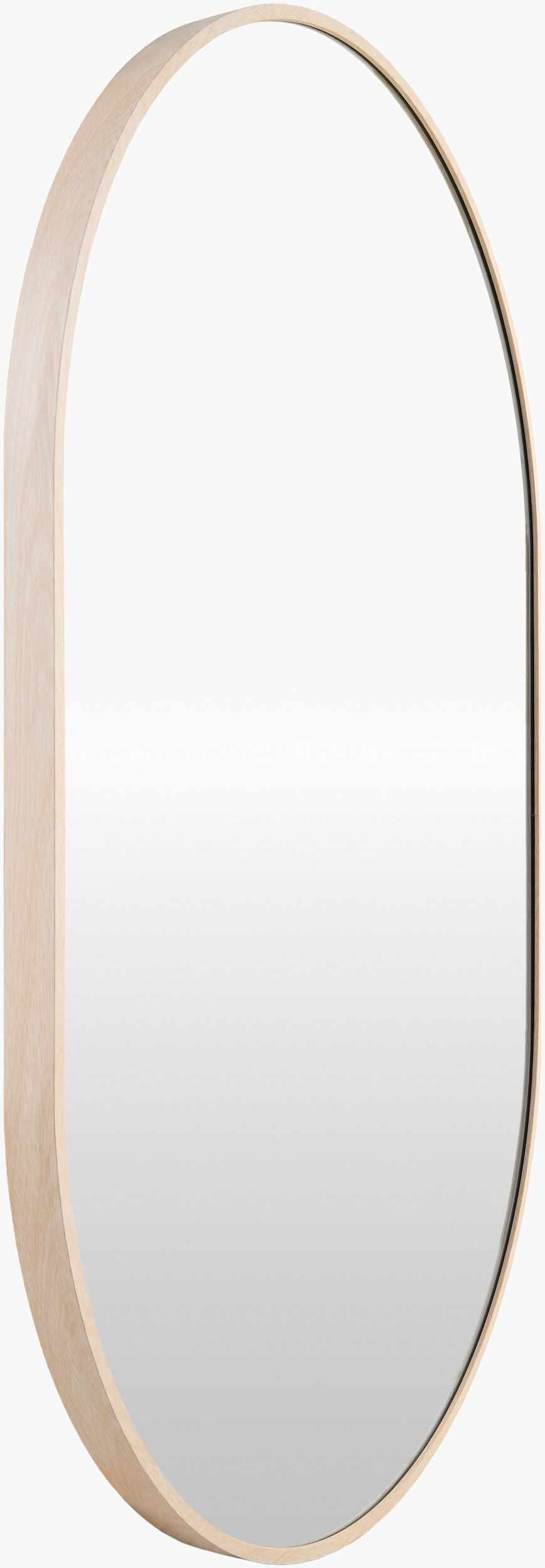 Hagenburg Dark Red Aluminum Wall Mirror With Bold Contemporary Frame