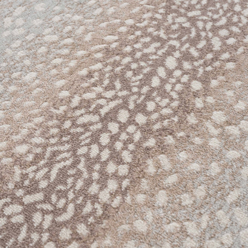 Pointblank Sophisticated Tan Leopard Area Rug With Texture