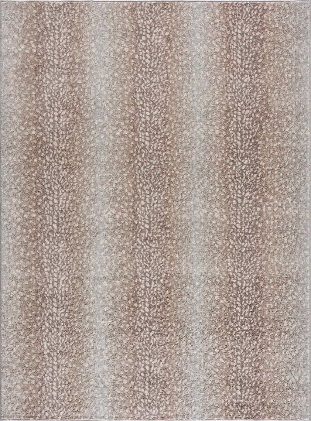 Pointblank Sophisticated Tan Leopard Area Rug With Texture