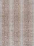 Pointblank Sophisticated Tan Leopard Area Rug With Texture