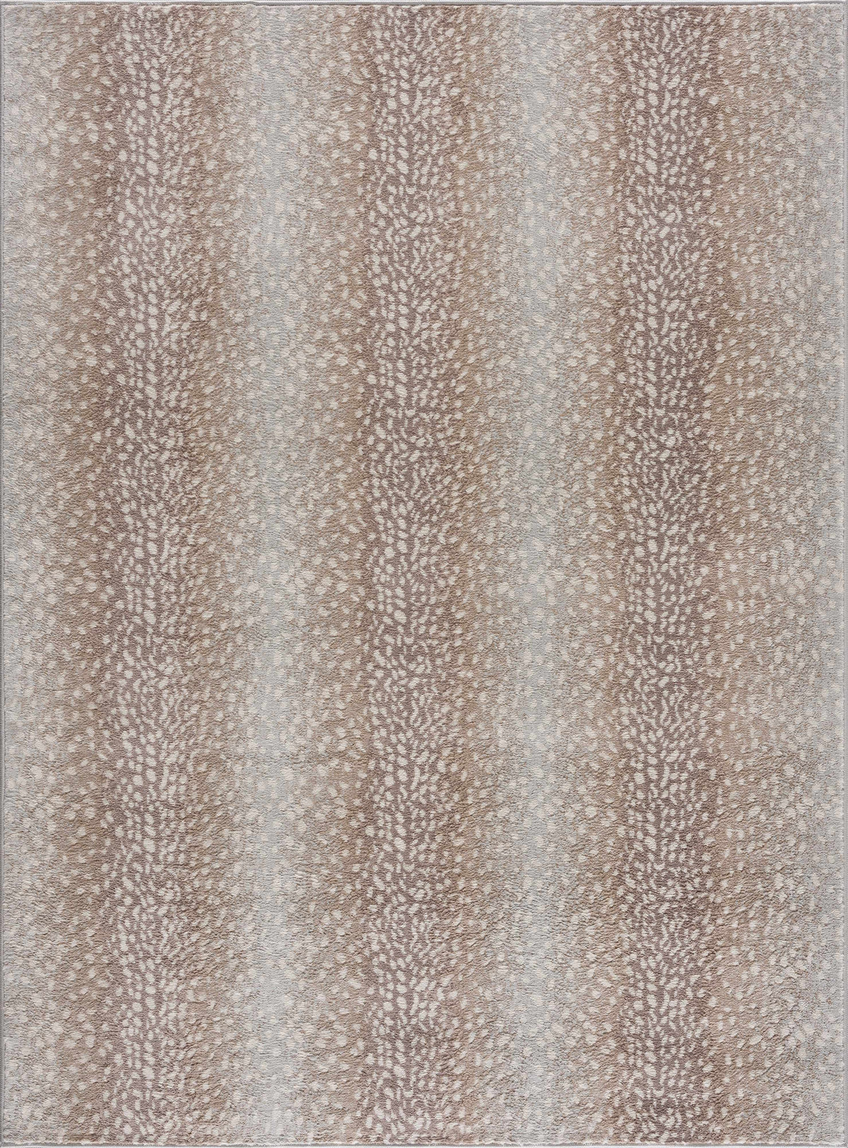 Pointblank Sophisticated Tan Leopard Area Rug With Texture