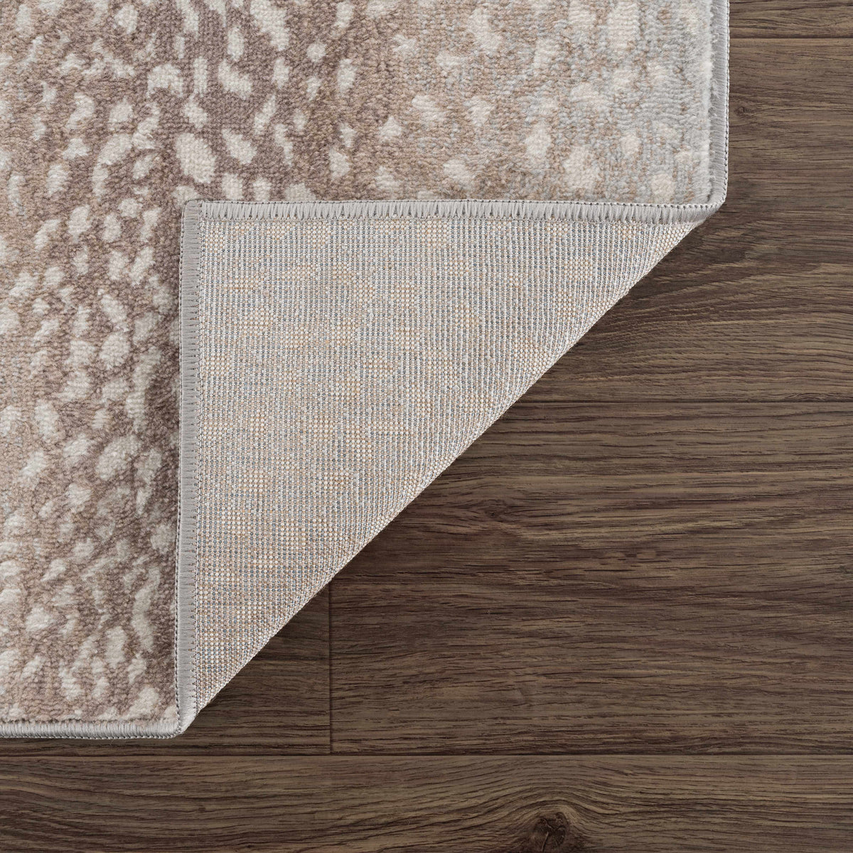 Pointblank Sophisticated Tan Leopard Area Rug With Texture