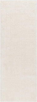 Judy Plush Washable Area Rug Off White Rubber Backed