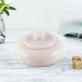Salero Elegant Marble Salt Cellar With Protective Lid