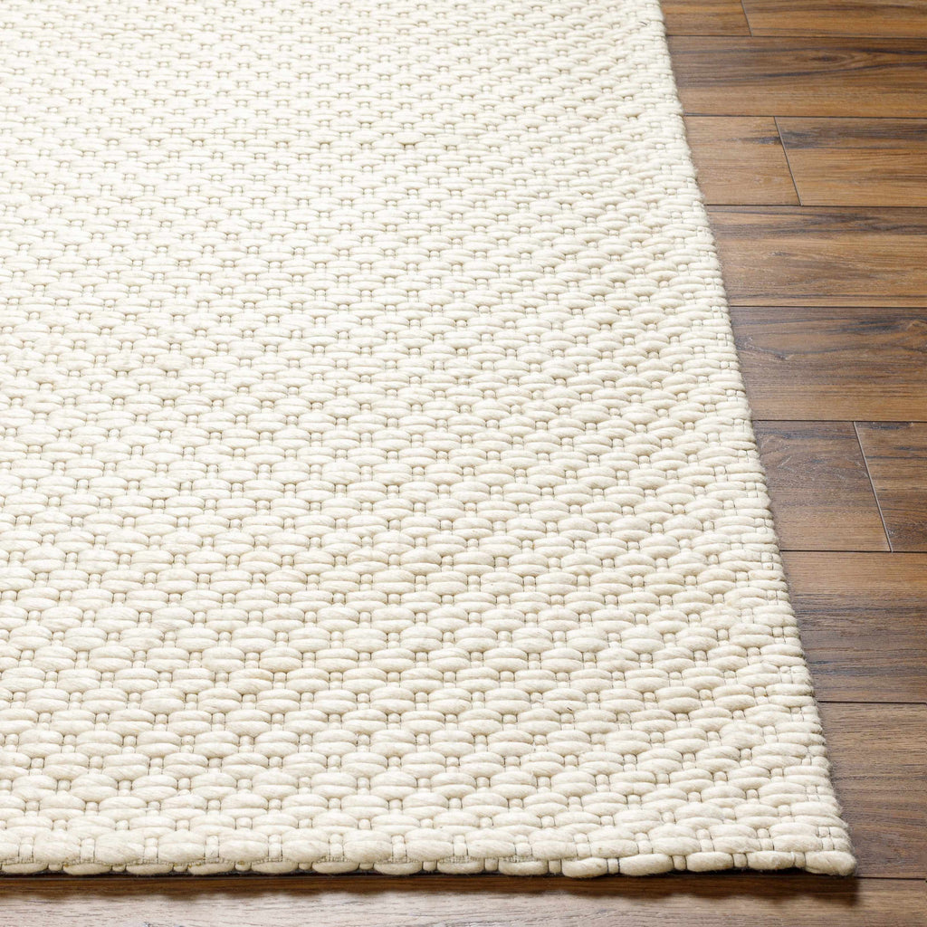Kassa Cream Hand Woven Soft Wool Recycled Area Rug