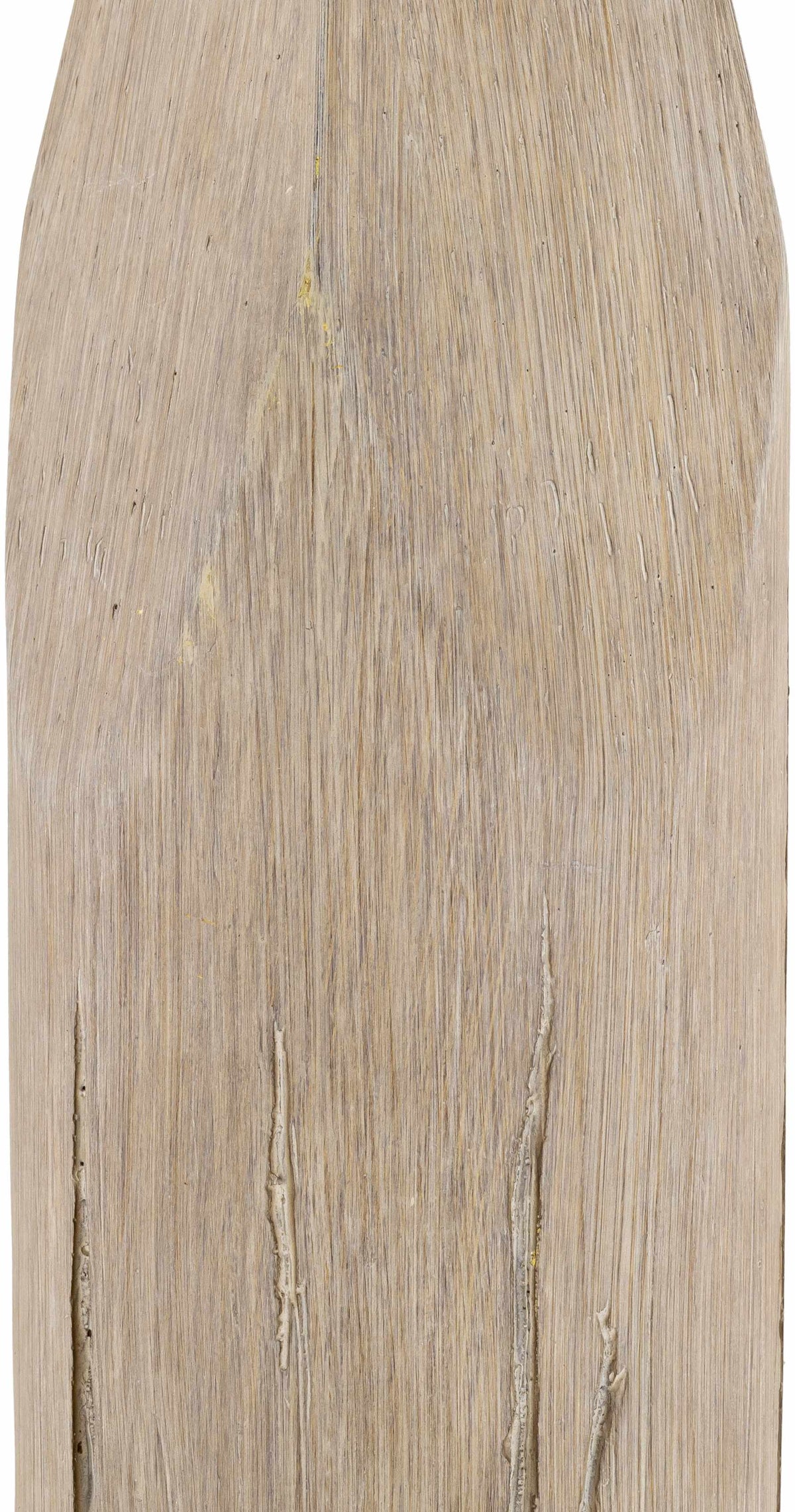 Simala Warm Gray Wood Table Lamp With Bronze Linen Shade