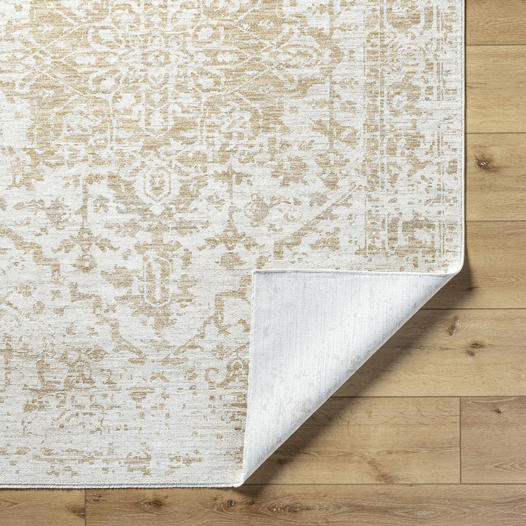 Sunee Luxe Rug Soft Neutrals With Fringed Edge In Cream Taupe Ivory
