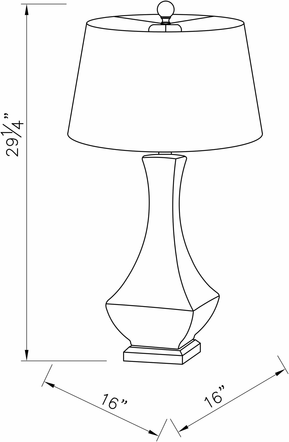 Tuka Tan Ceramic Table Lamp with Clear Crystal Base and Ivory Shade