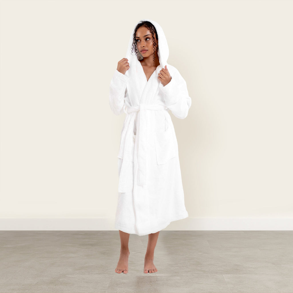 Ultraplush Premium Australian Cotton Hooded Bathrobe