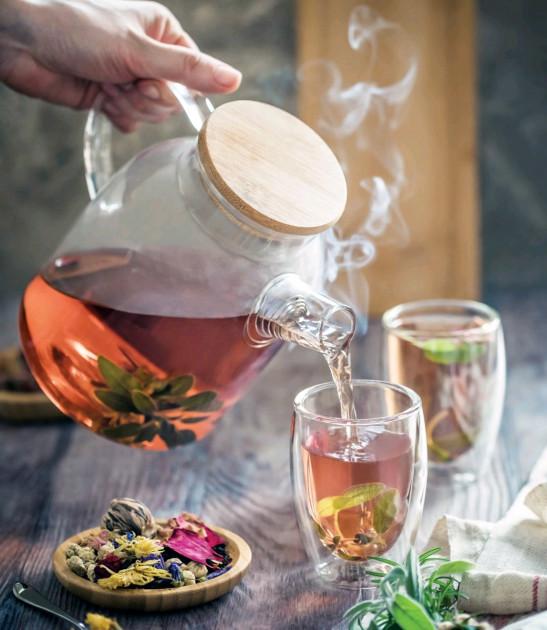 Wilmax Borosilicate Glass Teapot Stove Top Safe 54 Fl Oz