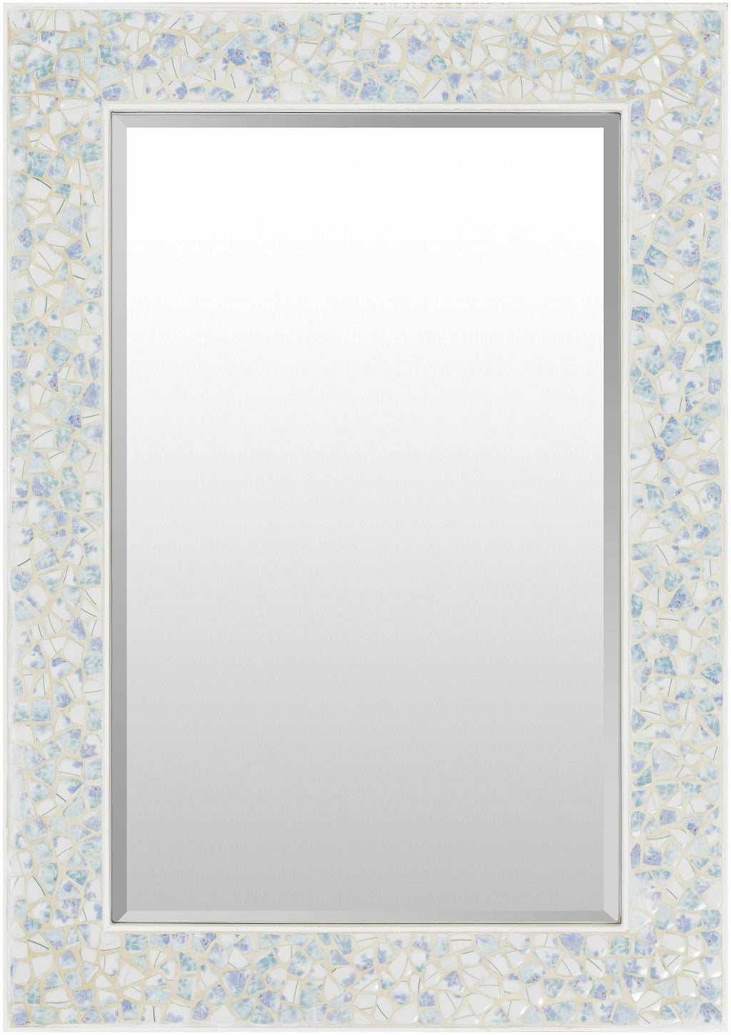 Kartepe Mother Of Pearl Handcrafted Wall Mirror Ivory