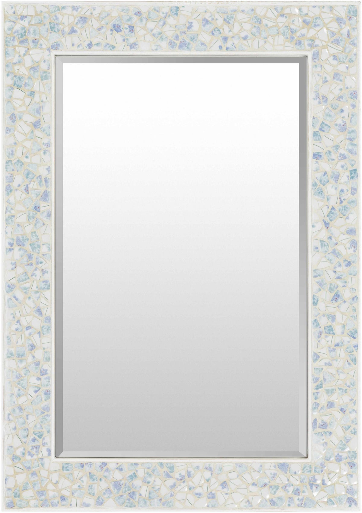 Kartepe Mother Of Pearl Handcrafted Wall Mirror Ivory
